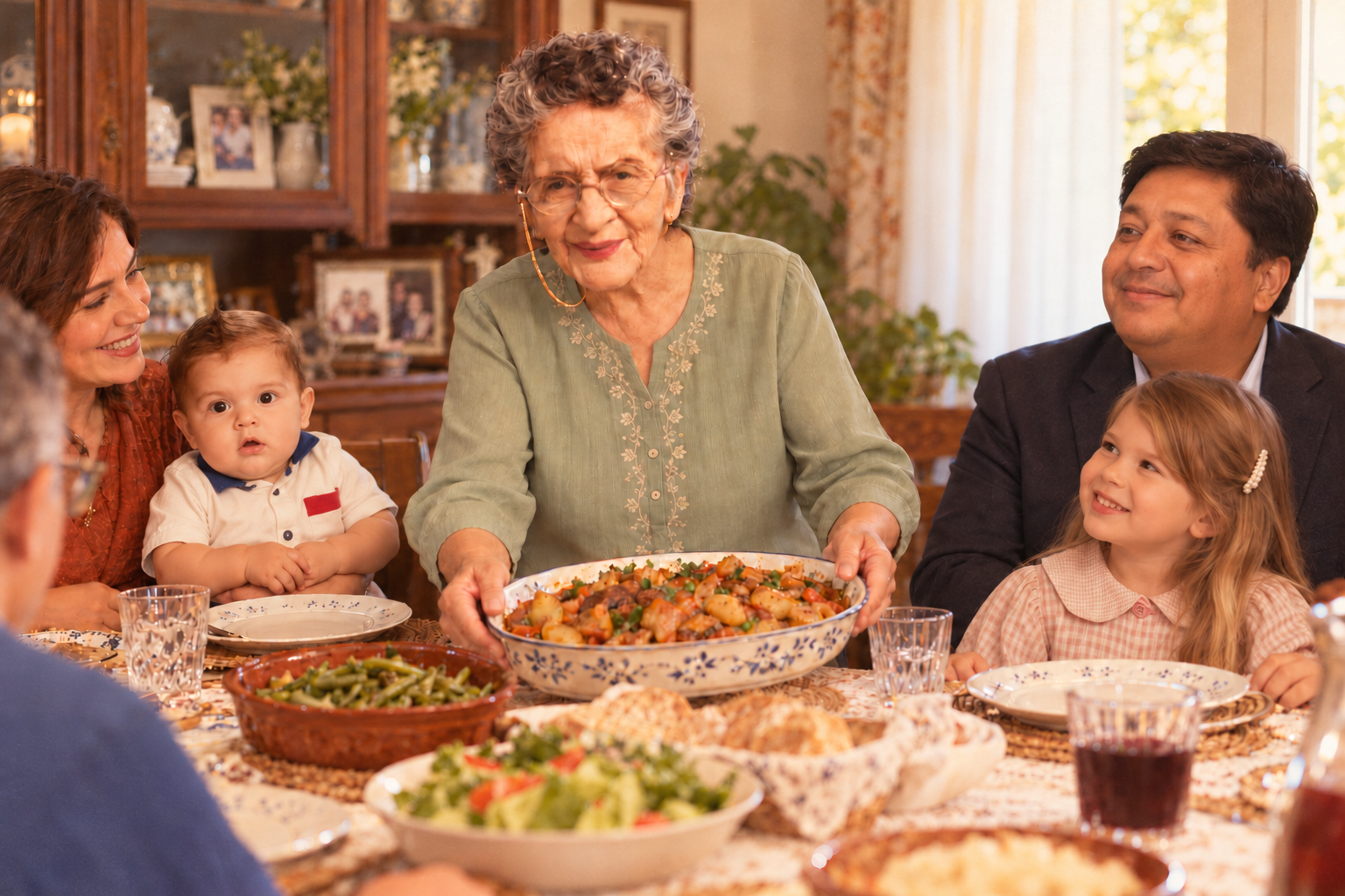 Mamá Olga, abuela paterna de Katherine